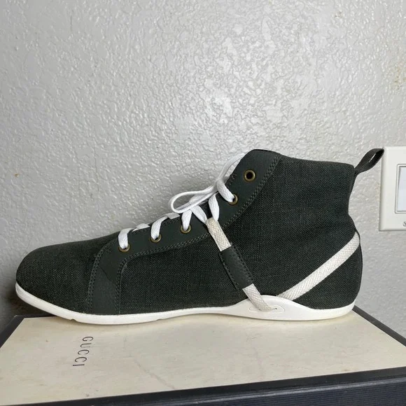 Xero Shoes Toronto Green Canvas Minimalist Barefoot High Top Sneaker Men's 13